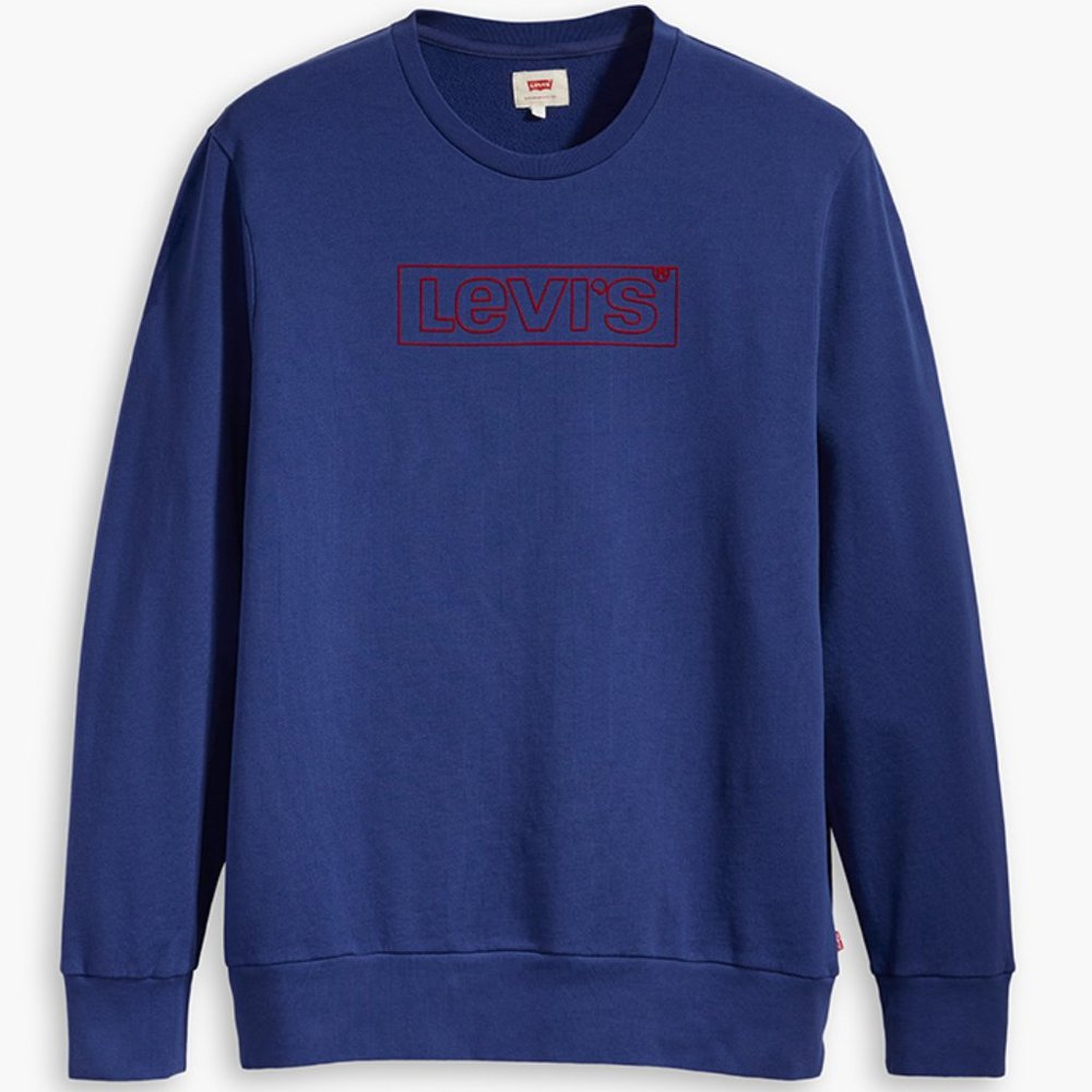 New! Levi's Logo French Terry Sweatshirt Pullover